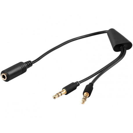 MicroConnect Audio Cable, 0,4 meter Reference: AUDAL