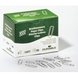 Durable 1207-25 Paper Clip Zinc Steel Référence: W128828477