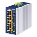 Planet IP30 DIN-rail Ind. L3 16 Port Référence: IGS-6325-16P4S