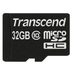 Transcend SDHC Micro Class 10 32GB Référence: TS32GUSDHC10