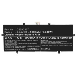 CoreParts Laptop Battery for Asus Référence: W128436611