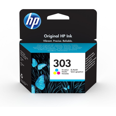 HP 303 Tri-Color Original Ink Reference: W128263039