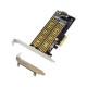 MicroConnect PCIe x4 M.2 Key NMVe SSD Adapt Reference: MC-PCIE-X4M2