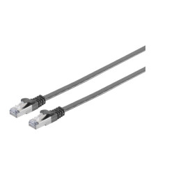 MicroConnect U/UTP CAT6A 3M Black Flat Référence: V-UTP6A03S-FLAT