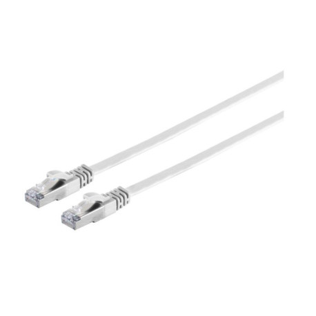 MicroConnect U/FTP CAT6A 10M White Flat Référence: V-UTP6A10W-FLAT
