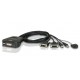 Aten CS22D 2-Port Cable KVM Switch Référence: CS22D-AT