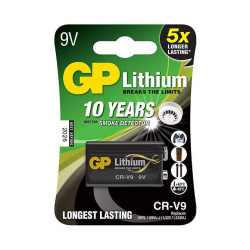 GP LITHIUM BATTERY 9V/CRV9 Référence: CR-V9 1-P