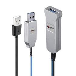 Lindy 30m Fibre Optic USB 3.0 Cable Référence: W128457005