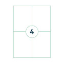 Capture A4 label 105x148 mm. 4 labels Référence: W128862600