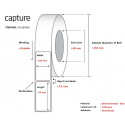Capture Label 100x74, Core 40, Reference: CA-LB3016