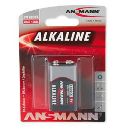 ANSMANN 1 Alkaline 9V block red-line Référence: 1515-0000