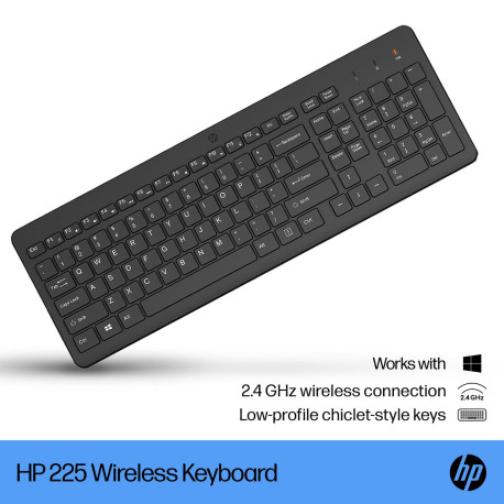 HP 225 Wireless Keyboard Référence: W129094190