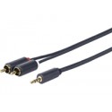 VivoLink PROMJRCA2 3.5MM - 2 X RCA M-M 2 Meter
