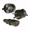 Mercodan SmarTplug EDB-netkabel sort Référence: W129252755
