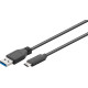 MicroConnect USB 3.2 Gen 1 C-A Cable, 0.15m Référence: USB3.1CA0015