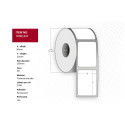 Capture Label 50x25 - Core 40. White. Référence: W127366199