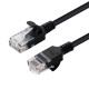 MicroConnect U/UTP CAT6 0.3M Black Slim Référence: V-UTP6003S-SLIM