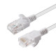 MicroConnect U/UTP CAT6 0.5M White Slim Référence: V-UTP6005W-SLIM