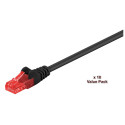 MicroConnect U/UTP CAT6 7M Black10 PACK Référence: V-UTP607SVP