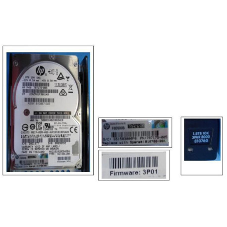 Hewlett Packard Enterprise DRV 1.8TB HDD SAS10K SFF Reference: W128955372 