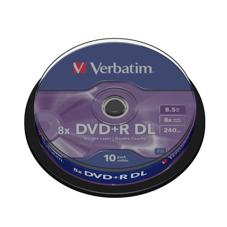 Verbatim DVD+R Double Layer 8X 8.5GB Reference: 43666