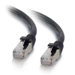Mercodan KAT6A S/FTP 7,5m, Sort, Référence: W129252811