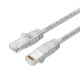 Lanview CAT6A S/FTP 2m White LSZH, Référence: W128483972