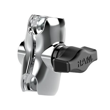 RAM Mounts CHROME RAM DBL SOCKT ARM Reference: RAM-B-201-ACHU