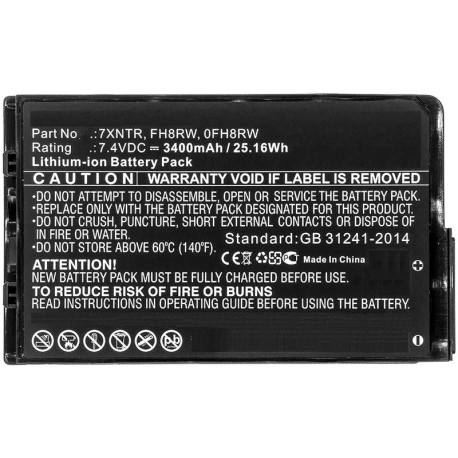 CoreParts Laptop Battery for Dell Référence: W125873157