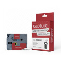 Capture 12mm x 8m Black on White Tape Référence: W127032269