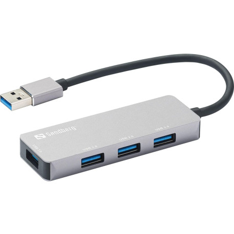 Sandberg USB-A Hub 1xUSB3.0+3x2.0 SAVER Reference: 333-67