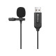 Sandberg Streamer USB Clip Microphone Reference: 126-40