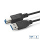 MicroConnect USB 3.2 Gen 1 A-B 3m M-M Référence: USB3.0AB3B