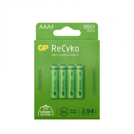 GP Batteries Recyko 100AAAHCE-2GBW4/AAA, Reference: W125881048