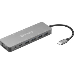 Sandberg USB-C 13-in-1 Travel Dock Reference: 136-45