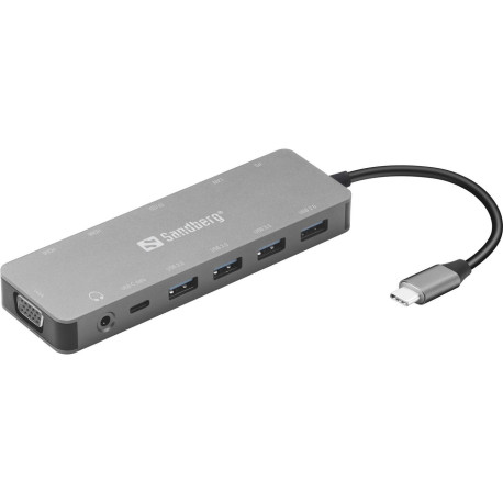 Sandberg USB-C 13-in-1 Travel Dock Reference: 136-45