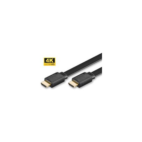 MicroConnect HDMI High Speed flat cable, 3m Reference: HDM19193V1.4FLAT