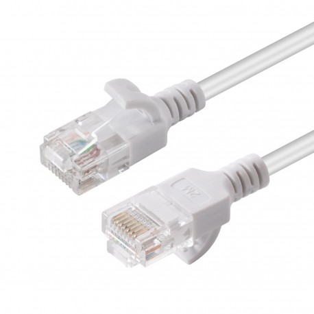 MicroConnect U/UTP CAT6 1.5M White Slim Référence: W128920966