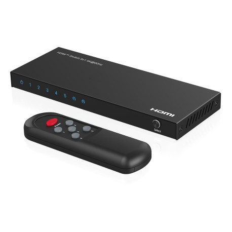 MicroConnect 4K@60Hz HDMI Switch 5x1, HDCP Référence: W128440836