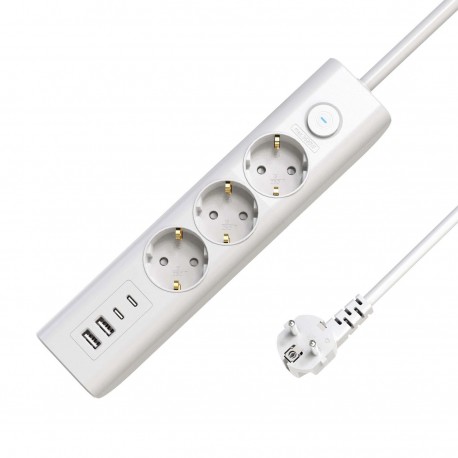 MicroConnect 3-way USB Schuko Power Strip Reference: W128903414