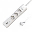 MicroConnect 3-way USB Schuko Power Strip Reference: W128903414