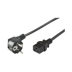 MicroConnect Power Cord CEE 7/7 - C19 0.5m Reference: PE07719005