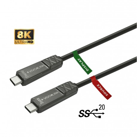 Vivolink USB-C to USB-C Cable 12.5m Reference: W128445012