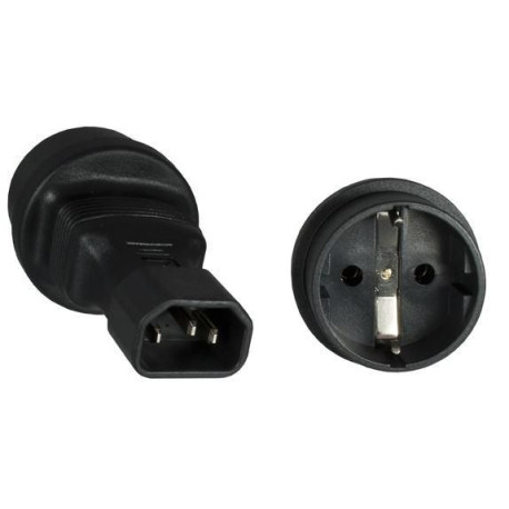 MicroConnect Power Adapter C14 - Schuko M-F Référence: PE14CEEAD