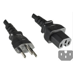 MicroConnect Power Cord Swiss - C15 1.8m Référence: PE160518