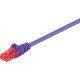 MicroConnect U/UTP CAT6 0.5M Purple LSZH Reference: UTP6005P