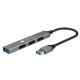 Techly USB-A 3.2 Hub with 4 Slim Référence: W129247615