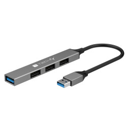 Techly USB-A 3.2 Hub with 4 Slim Référence: W129247615