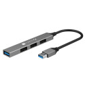 Techly USB-A 3.2 Hub with 4 Slim Référence: W129247615