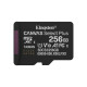 Kingston 256Gb Micsdxc Canvas Select Référence: W129267549